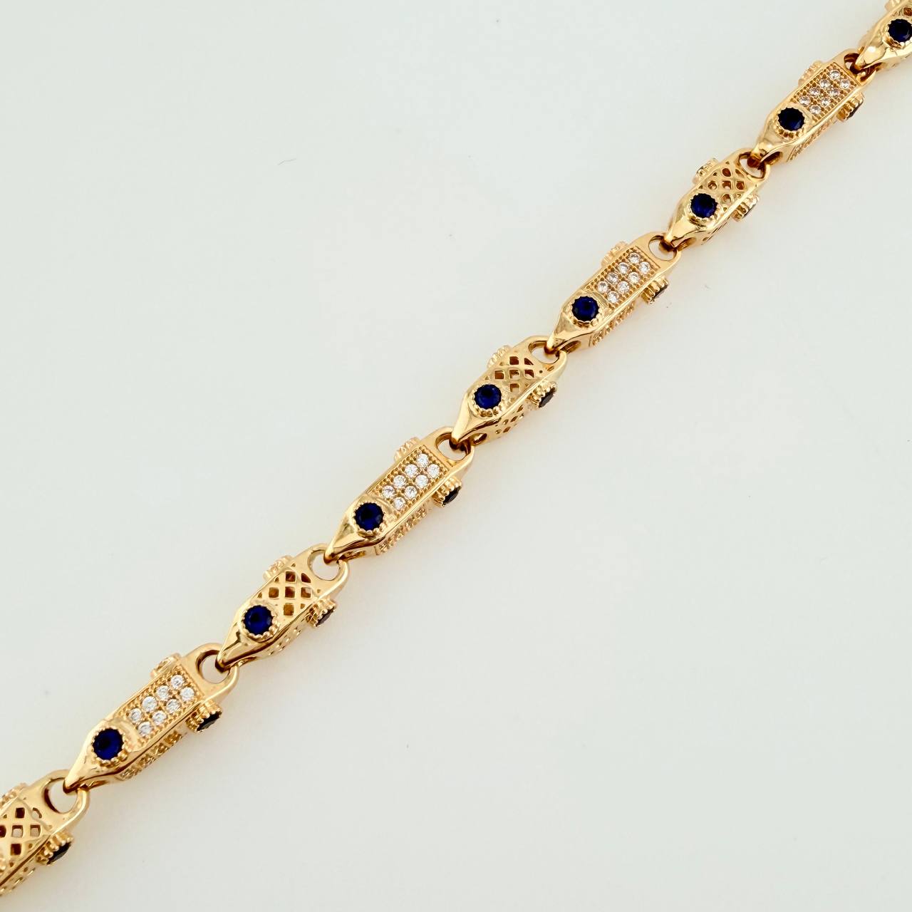 Rustic Rocket Barrel Bracelet 17.5gr / 8 in / 5.55mm Yellow Gold 18K $