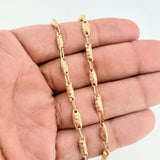 Cadena Rustica Eslabon Corona 12.95gr / 24 1/2 in / 3.82mm Oro Amarillo 18K $