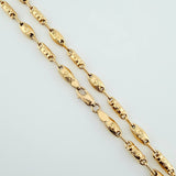 Cadena Rustica Eslabon Corona 12.95gr / 24 1/2 in / 3.82mm Oro Amarillo 18K $