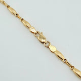 Rustic Link Chain 8.95gr / 20 1/2 in / 3.37mm Yellow Gold 18K $