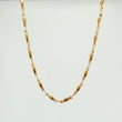 Rustic Link Chain 10.6gr / 24 1/4 in / 3.37mm Yellow Gold 18K $