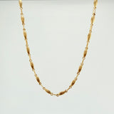 Rustic Link Chain 10.6gr / 24 1/4 in / 3.37mm Yellow Gold 18K $