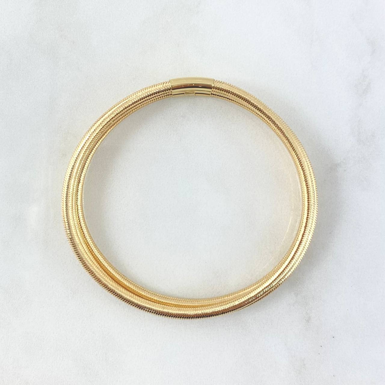 Bracelet 4.7gr / 7.1in-7.9in / +4 18K Gold ©