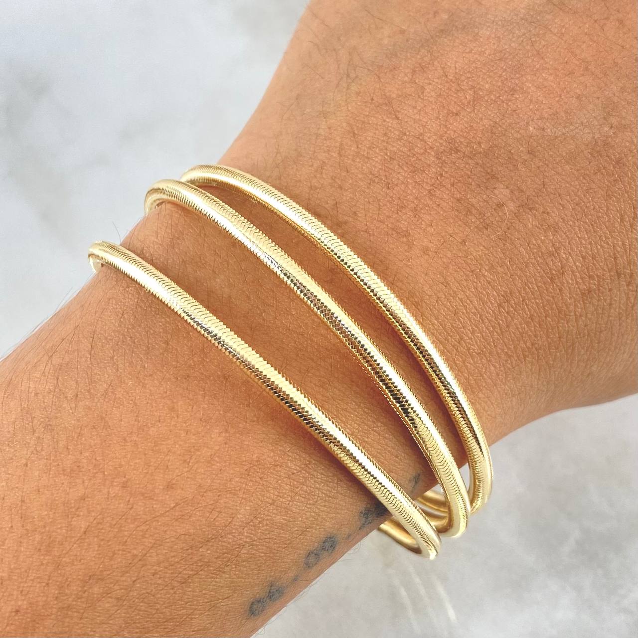 Bracelet 4.7gr / 7.1in-7.9in / +4 18K Gold ©