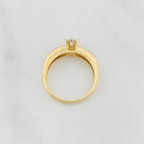 Anillo Solitario Líneas 3.35g / T6 3/4 Oro Amarillo 18K