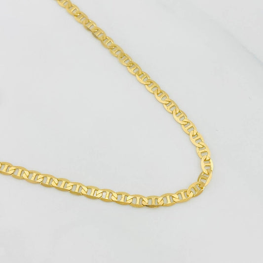 Cadena Escalera 6.7g / 24 in / 2.75mm Oro Amarillo 18K