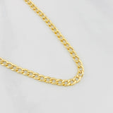 Cadena Cubana 4.55g / 62cm / 3.15mm Oro Amarillo 18K