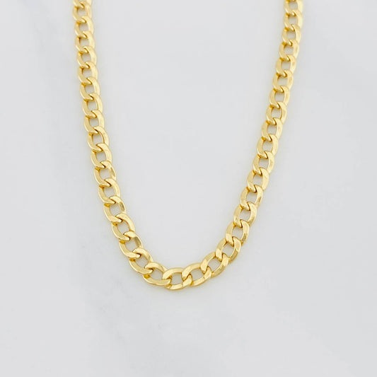 Cadena Cubana 4.55g / 62cm / 3.15mm Oro Amarillo 18K