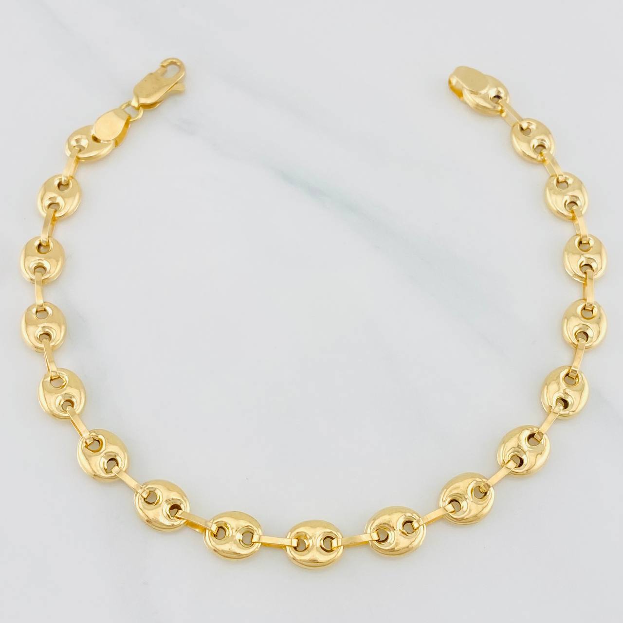 Bracelet GC 5.05g / 7 1/4 in / 7.2mm Yellow Gold 18K