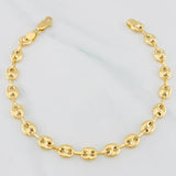 Bracelet GC 5.05g / 7 1/4 in / 7.2mm Yellow Gold 18K