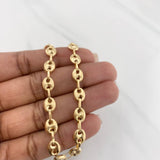 Bracelet GC 5.05g / 7 1/4 in / 7.2mm Yellow Gold 18K