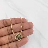 Cadena Militar Trebol 7.45g / 16 1/4 in / 1.67mm Oro Amarillo 18K