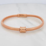 Pulso Aro Tubogas 14.55g / 6 3/4 in / 4.35mm Oro Rosa 18K