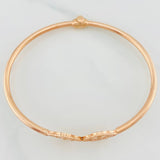 Pulso Aro Trebol 7.3g / 6 3/4 in / 2.4mm Oro Rosa 18K