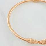 Pulso Aro Trebol 7.3g / 6 3/4 in / 2.4mm Oro Rosa 18K