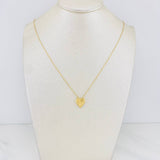 Cadena Aro Seguido Corazon 1.8g / 18 in / 0.7mm Oro Amarillo 18K