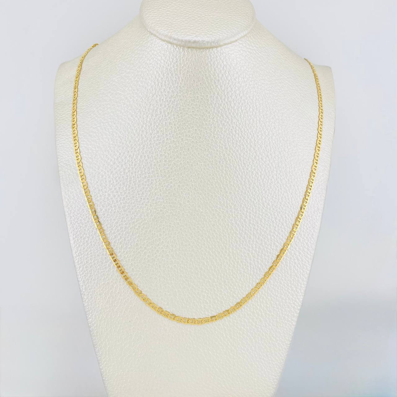 Flat Mariner Chain 6.7g / 23 3/4 in / 2.75mm Yellow Gold 18K