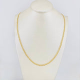 Cadena Cubana 4.55g / 62cm / 3.15mm Oro Amarillo 18K