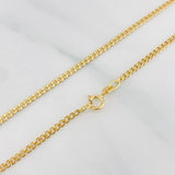 Cadena Cubana 2.35g / 19 3/4 in / 3.29mm Oro Amarillo 18K
