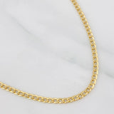 Cadena Cubana 2.35g / 19 3/4 in / 3.29mm Oro Amarillo 18K