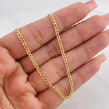 Cadena Cubana 2.8g / 23 3/4 in / 2.18mm Oro Amarillo 18K