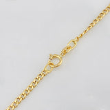 Cadena Mini Cubana 1.5g / 16 1/2 in / 1.87mm Oro Amarillo 18K