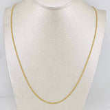Cadena Cubana 5g / 24 in / 1.5mm Oro Amarillo 18K