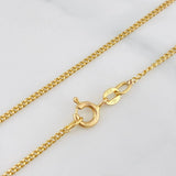 Mini Cuban Chain 4.45g / 20 in / 1.29mm 18K Yellow Gold