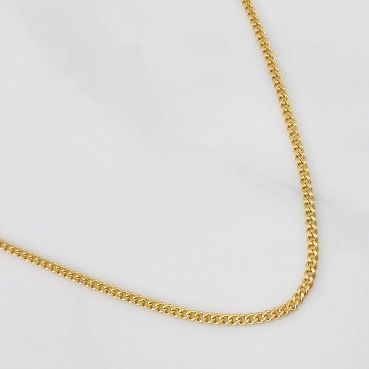 Mini Cuban Chain 4.45g / 20 in / 1.29mm 18K Yellow Gold
