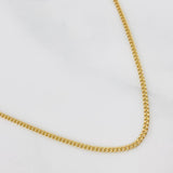 Mini Cuban Chain 4.45g / 20 in / 1.29mm 18K Yellow Gold