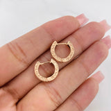 Candongas Bv 3.75g / 1/2 in Oro Rosa 18K