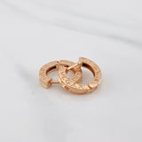 Candongas Bv 3.75g / 1/2 in Oro Rosa 18K