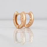 Candongas Bv 3.75g / 1/2 in Oro Rosa 18K