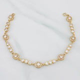 Pulso Tennis Halo 9.05g / 6 3/4 in / 6.3mm Oro Amarillo 18K