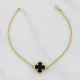Pulso Militar Trebol 3.4g / 18cm / 1.76mm Oro Amarillo 18K