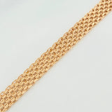 Pulso Chino 4.35g / 8 1/4 in / 6.4mm Oro Amarillo 18K
