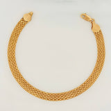 Pulso Chino 4.35g / 8 1/4 in / 6.4mm Oro Amarillo 18K