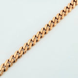 Pulso Cubano infinito 7.2g / 8 1/4 in / 4.8mm Oro Rosa 18K