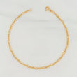 Tobillera Figaro 2.2g / 9 3/4 in / 3mm Oro Amarillo 18K