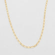 Cadena Escalera plana 3g / 23 1/2 in / 1.45mm Oro Amarillo 18K