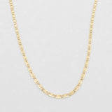 Cadena Escalera plana 3g / 23 1/2 in / 1.45mm Oro Amarillo 18K