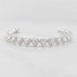 Pulso Corazones Seguidos 17.35g / 7 in / 8mm Plata 925