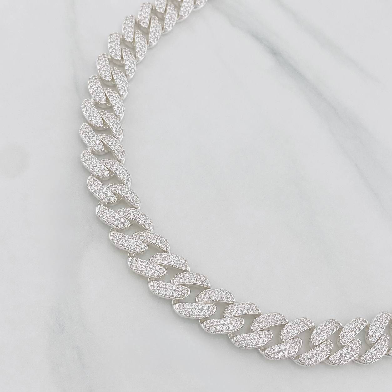 Pulso Cubano 16.75g / 7 in / 8mm Plata 925