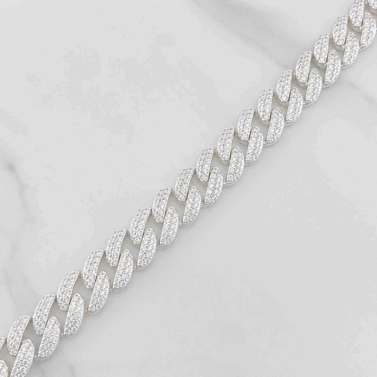 Pulso Cubano 16.75g / 7 in / 8mm Plata 925