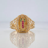 Anillo Virgen De Guadalupe 3.5 g / T7 Oro Amarillo 18K