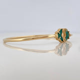 Bracelet Hoop Butterflies 3.2 g / 6 1/4 in / 1.6 mm Yellow Gold 18K