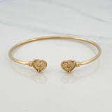 Pulso Aro Corazones 3.3 g / 6 1/4 in / 1.6 mm Oro Amarillo 18K