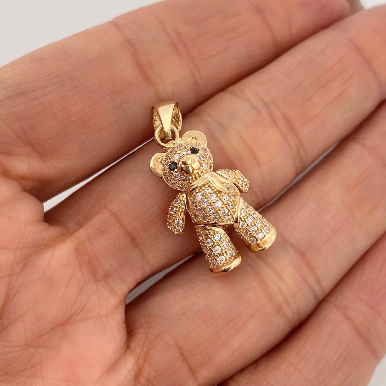 Dije Oso Articulado 4.65 g / 1 1/4 in Oro Amarillo 18K