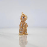 Articulated Bear Pendant 4.65 g / 1 1/4 in 18K Yellow Gold