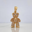 Articulated Bear Pendant 4.65 g / 1 1/4 in 18K Yellow Gold